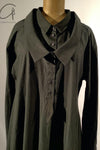Marc le bihan double collar robe 2130 black